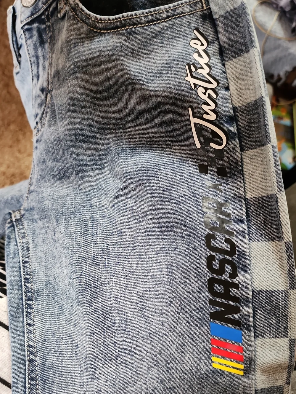 Justice Girl's NASCAR X Justice Collab Jeans